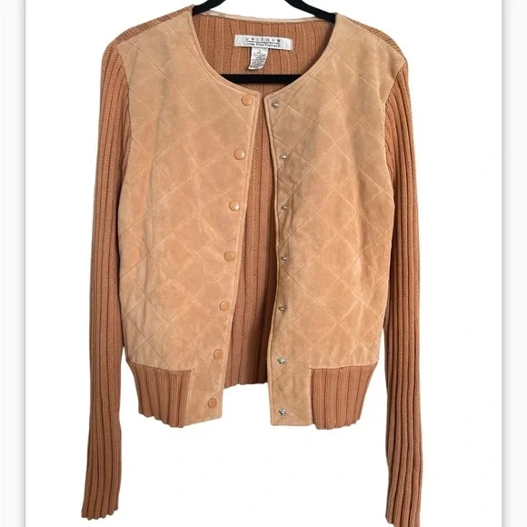 John Paul Richard Tan Leather Jacket - Picture 2 of 5